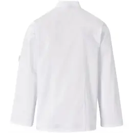 Unisex Long Sleeve Zest Chef Jacket White Back